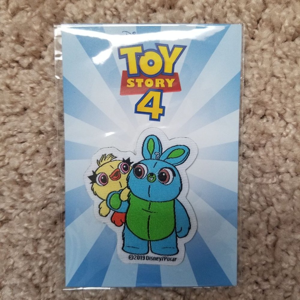 Disney Toy Story 4 Bunny And Ducky Woven Patch